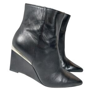 Vince Camuto Black Ankle wedge boots 6.5